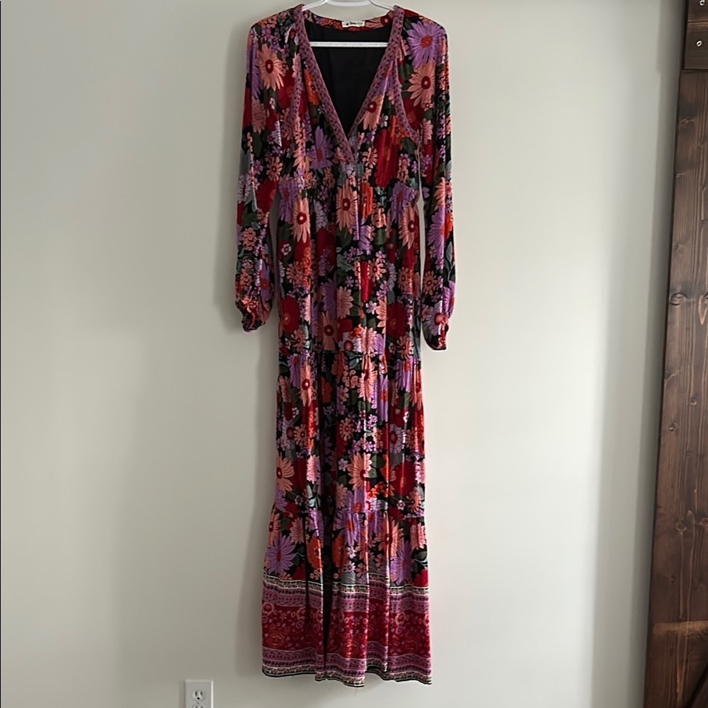 Floral Maxi Dress - Multicolor